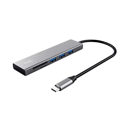 Bild av Trust Halyx USB Hub 3.2 3 porte Grey