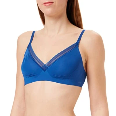 Bild av Sloggi Dam kroppsadapter twist soft bh H, Blue Safire, L