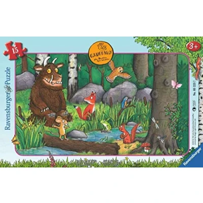 Bild av Ravensburger Barnpussel 05225 Die Mouse och Greffelo rampussel för barn från 3 år, med 15 delar