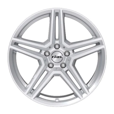 Bild av Rial M10 Polar Silver 8x18 5/112 ET48 B66.6