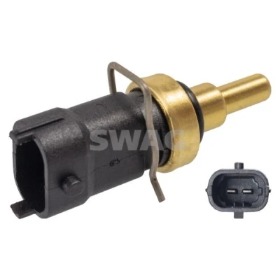 Bild av SWAG 33 10 2487 Sonde de Température Liquide Refroidissement noir avec ressort retenue, joint d&#039;étanchéite FIAT: Panda II 5 portes
