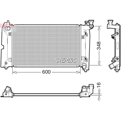 Bild av Kylare, motorkylning DENSO DRM50111
