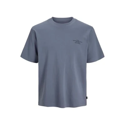 Bild av Jack &amp; Jones Premium Jprblachad SS CREW NECK SN Tshirt med print, Storlek: Small, Flint stone