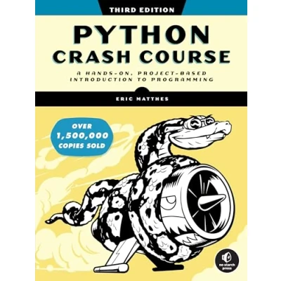 Bild av Python Crash Course, 3rd Edition: A Hands On, Project Based Introduction to Programming