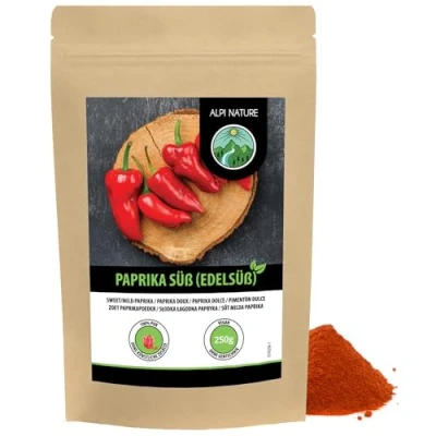 Bild av Söt paprika (250g), sötmalt paprika, paprikapulver i återförslutningsbar förpackning