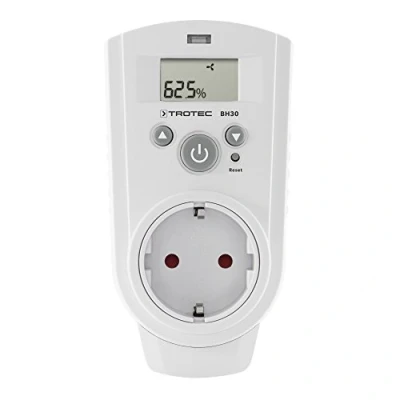 Bild av TROTEC Socket Hygrostat BH30 Plug Fuktighet Controller Luftfuktning Avfuktare Grön