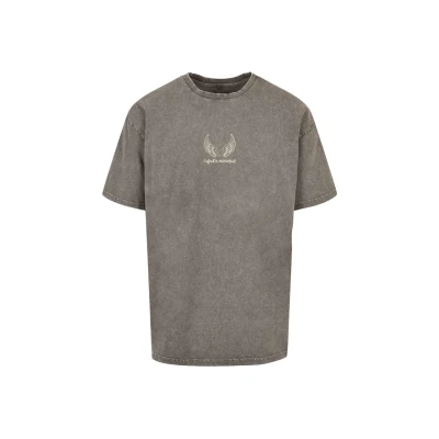 Bild av Merchcode CUPID ́S Assistant ACID Washed Heavy Oversize Tshirt med print, Storlek: Medium, Asphalt