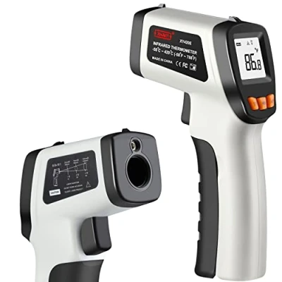 Bild av XinJiaYi Infraröd termometer 58F 788F (inte för människor), lasertemperaturpistol pizzaugn, beröringsfri lasertermometerpistol matlagning/grillning/frys, grå