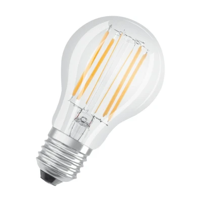 Bild av OSRAM Dimbar glödtråd LED lampa med E27 sockel, varmvit (2700 K), klassisk glödlampsform, 9 W, ersättning för 75 W glödlampa, klar, Retrofit Classic A DIM
