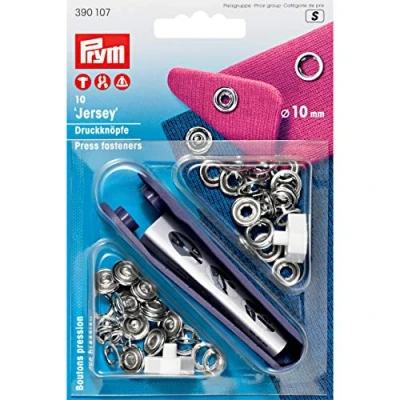 Bild av Nittryckknapp Jersey Ring 10 mm Förnicklade st Prym