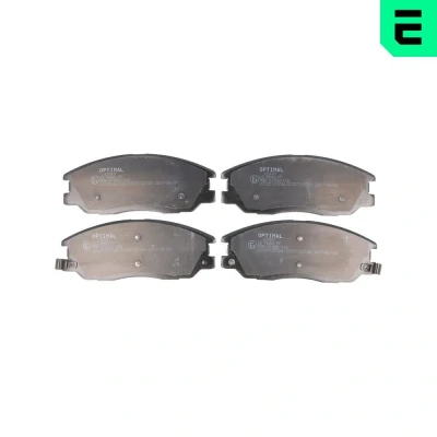 Bild av OPTIMAL BP 12410 Jeu de plaquettes frein Essieu avant avec indicateur d&#039;usure SSANGYONG: Kyron, Stavic SUV, Rodius I, HYUNDAI: Terracan