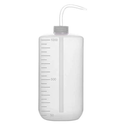 Bild av Labasics Kemisk Tvättflaska, 1 pack Plast Säkerhet Lab Pressa Wash Flaska, LDPE med Smal Mun, 1000 ml (8 oz)/1 Flaska