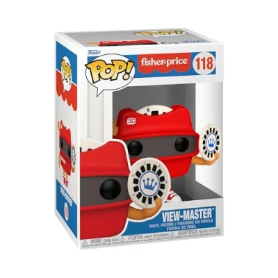 Bild av Funko POP! Vinyl: Retroleksak View Master Vinylfigur för samlare Presentidé Leksaker barn och vuxna Fans av reklamikoner Modellfigur utställning