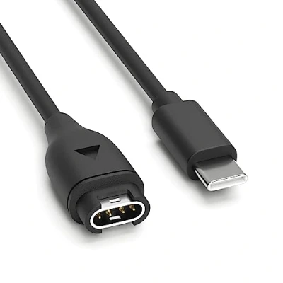 Bild av Sinoacc USB C laddare för Garmin Watch laddningskabel Fenix 5 5S 5X Plus 6 6S 6X Pro 7 7S 7X, Forerunner 745 935 945 45 45S 245 musik, instinkt, approach S10 S40 S60 S12 S42, Vívoactive 3 4 4S