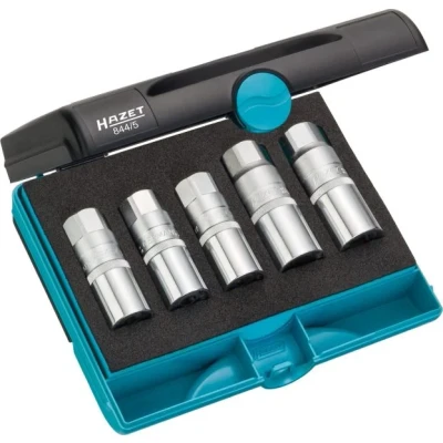 Bild av HAZET 844/5 Extracteurs de goujons 5 185 Safety Insert System, SmartCase Acier chrome vanadium