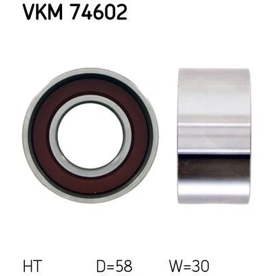 Bild av SKF VKM 74602 Poulie tendeur, courroie crantée MAZDA: 626 V 5 portes