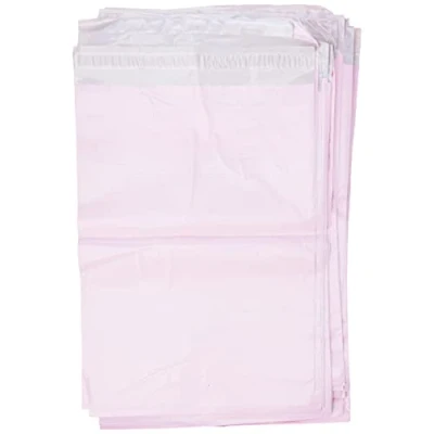 Bild av triplast 10 x 35,6 cm plastpåsar rosa (100 stycken)