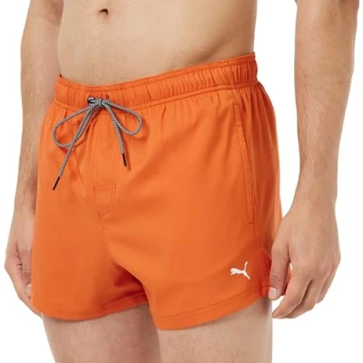 Bild av PUMA Herr längd badshorts för män, Chilipulver, L, L