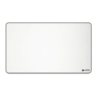 Bild av Glorious Gaming Cloth Mousepad (XL Extended) Sydda kanter, mjuk yta för hastighet och kontroll, halkfri bas, kan tvättas i maskin, stor (610 x 360 3 mm) White