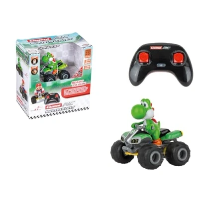 Bild av Carrera RC I 2,4 GHz Mario Kart Yoshi Quad 1:40 Fjärrstyrd Officiellt licensierad Autentisk design för Nintendo fans Rasante Action Offroadskoj