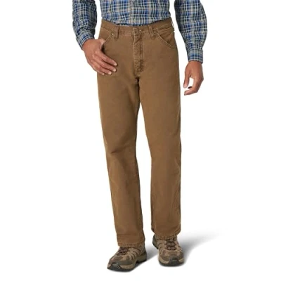 Bild av Wrangler Rugged Wear herr Woodland Termisk Jean, Nattbrun, 42W / 30L