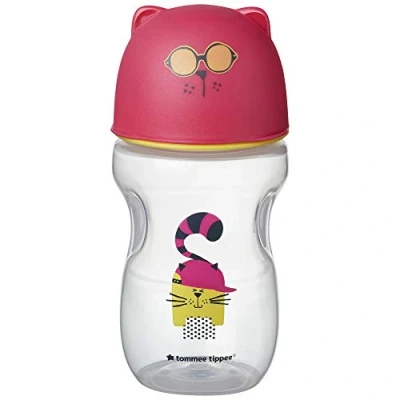 Bild av Tommee Tippee Mjuk Sippee Free Flow övergångskopp rosa 300 ml
