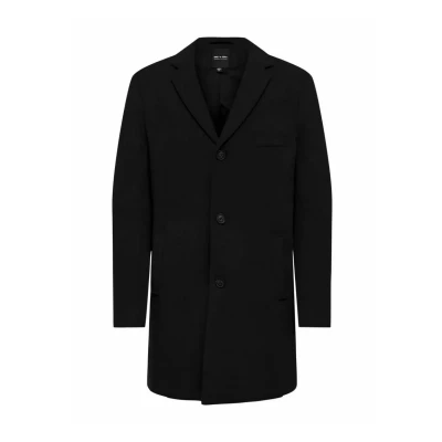 Bild av Only &amp; Sons Onsjaylon OTW Klassisk kappa / rock, Storlek: Medium, Black