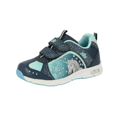 Bild av Lico Unicorn V Blinky Flicka Sneakers, Marinblå/turkos, 25 EU