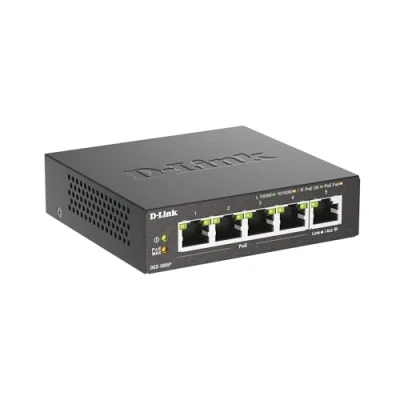 Bild av D Link DGS 1005P/E PoE Gigabit omkopplare, Svart