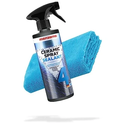 Bild av Menzerna Keramiskt tätningsset Ceramic Spray Sealant Protection 500 ml mikrofiberpolerduk 550 GSM Bilkeramik, tätning sprayvax för optimal keramisk lackförsegling