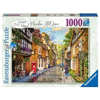 Bild av Ravensburger Down The Lane No.2 Meadow Hill 1 000 bitar pussel för vuxna och barn i åldern 12 år uppåt