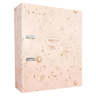 Bild av Spakbågsfil A4 75 mm Metallisk Design Metallic Dreams Cream