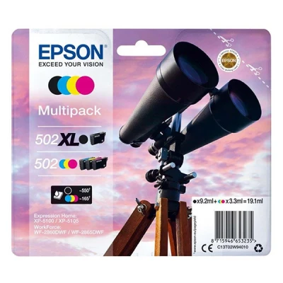Bild av Epson Flerpack 4 Colours 502 XL svart/STD. CMY