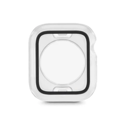 Bild av Hama Skyddsfodral för Apple Watch 7/8/9, 41 mm fullt skydd, reptålig och stöttålig, vattentät, touch funktion transparent