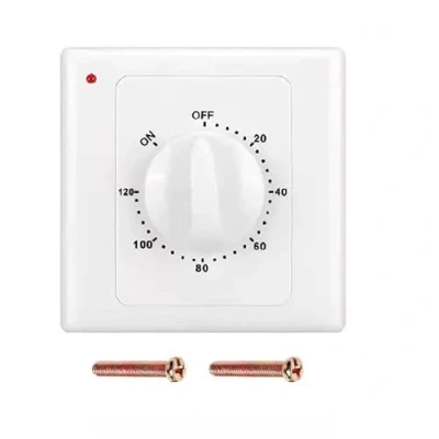 Bild av Taikuwu AC 220 V timeromkopplare högpresterande pump elektronisk styrning mekanisk nedräkning timer socket tid switch 86 panel (120 min)