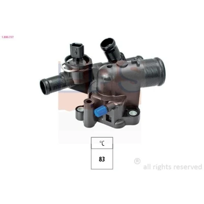 Bild av EPS 1.880.737 Thermostat d&#039;eau 83 Made in Italy OE Equivalent avec joint d&#039;étanchéite RENAULT: TRAFIC 2 Kasten, Bus,