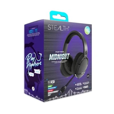 Bild av STEALTH PANTHER Gaming Headset PS4 PS5 XBOX Switch &amp; PC Black