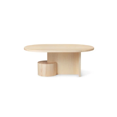 Bild av Ferm Living Insert Coffee Table Kaffe bord Natural Ash W100 x H40 D60 cm