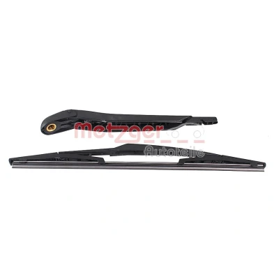 Bild av Bras d&#039;essuie glace, nettoyage des vitres Metzger 2191080 arrière avec cache, balai glace intégré PEUGEOT: Bipper Tepee, FIAT: Qubo
