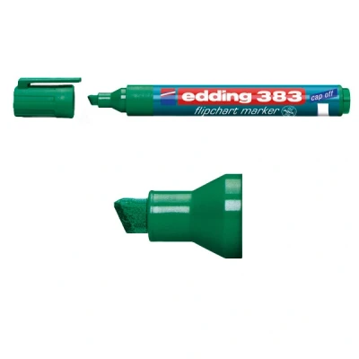 Bild av edding 383 flipchart Markering för flipdiagram grön vattenbaserat bläck 1 5 mm