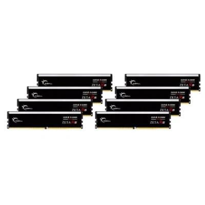 Bild av G.Skill Zeta R5 DDR5 6000 128GB CL30 Octa Channel (8 pcs) Intel XMP Svart