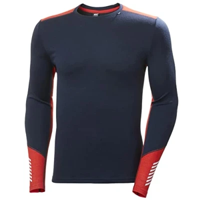 Bild av Helly Hansen herr Lifa Merino mellanvikt Crew baslager