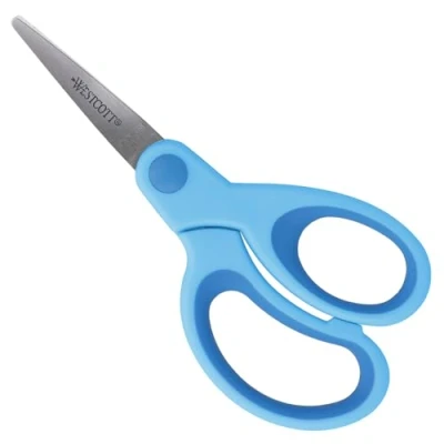 Bild av Westcott E 21583 00 Softgrip Kids Scissor, spetsig spets, 13 cm/5 tum, blå