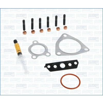Bild av AJUSA JTC11478 Kit de montage, compresseur with studs, syringe oil avec joints instructions montage MERCEDES BENZ: Classe ML, CLS Coupe