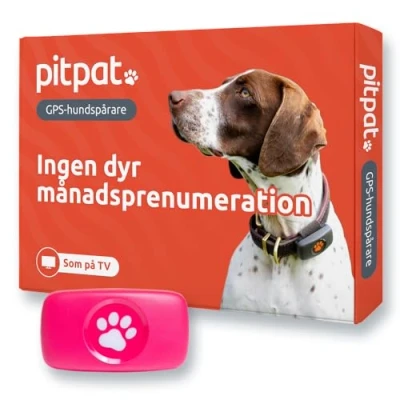 Bild av PitPat Dog GPS spårare ingen prenumeration krävs lämplig för alla hundar och passar halsband smart aktivitetsmätare, satellitspårning med obegränsad räckvidd 100 % vattentät
