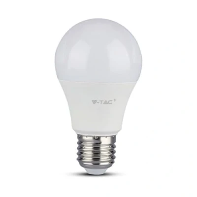 Bild av V TAC VT 2099 9W A60 Termisk Plastglödlampor Vit 6400K E27