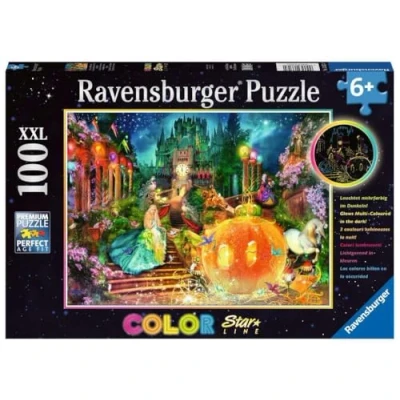 Bild av Ravensburger Color Starline Pussel Askungen XXL 100 Bitar