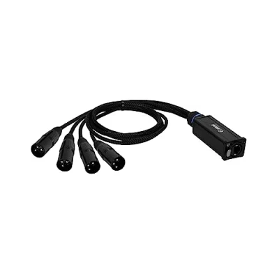 Bild av Adam Hall Cables 4 Star CATBOX XM3 Audio &amp; DMX adapter 3 polig XLR hane x Cat.6a