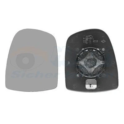 Bild av VAN WEZEL 4394838 Miroir De Rétroviseur droit Partie supérieure RENAULT: TRAFIC 2 Kasten, Bus, 2, OPEL: Vivaro A Van, Combi