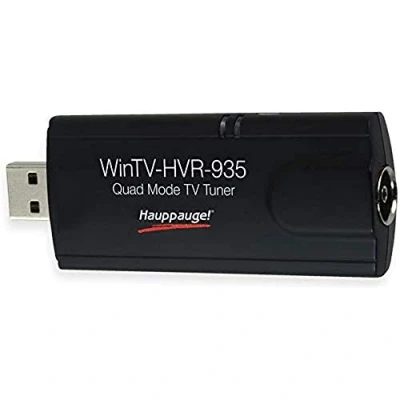 Bild av Hauppauge WinTV HVR 935HD 01588 USB Hybrid TV tuner Digital DVB T2 HD, C T, Analog för Bärbar Dator eller PC, Svart